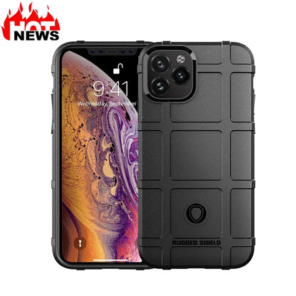 Capa Protetora de Silicone Resistente a Choques e Arranhões para iPhone