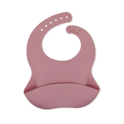 Babador Impermeável para Bebê -  Silicone Macio, Ajustável para Alimentação