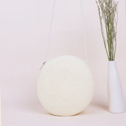 Bolsa de Palha Circular - Minimalista e Estilosa para o verão