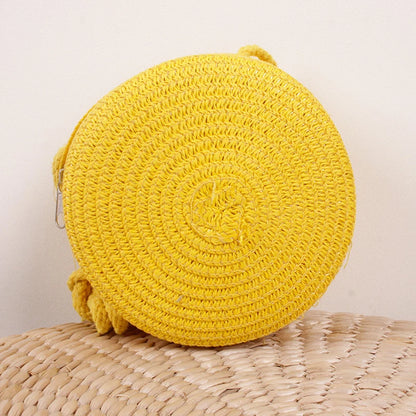 Bolsa de Palha Circular - Minimalista e Estilosa para o verão